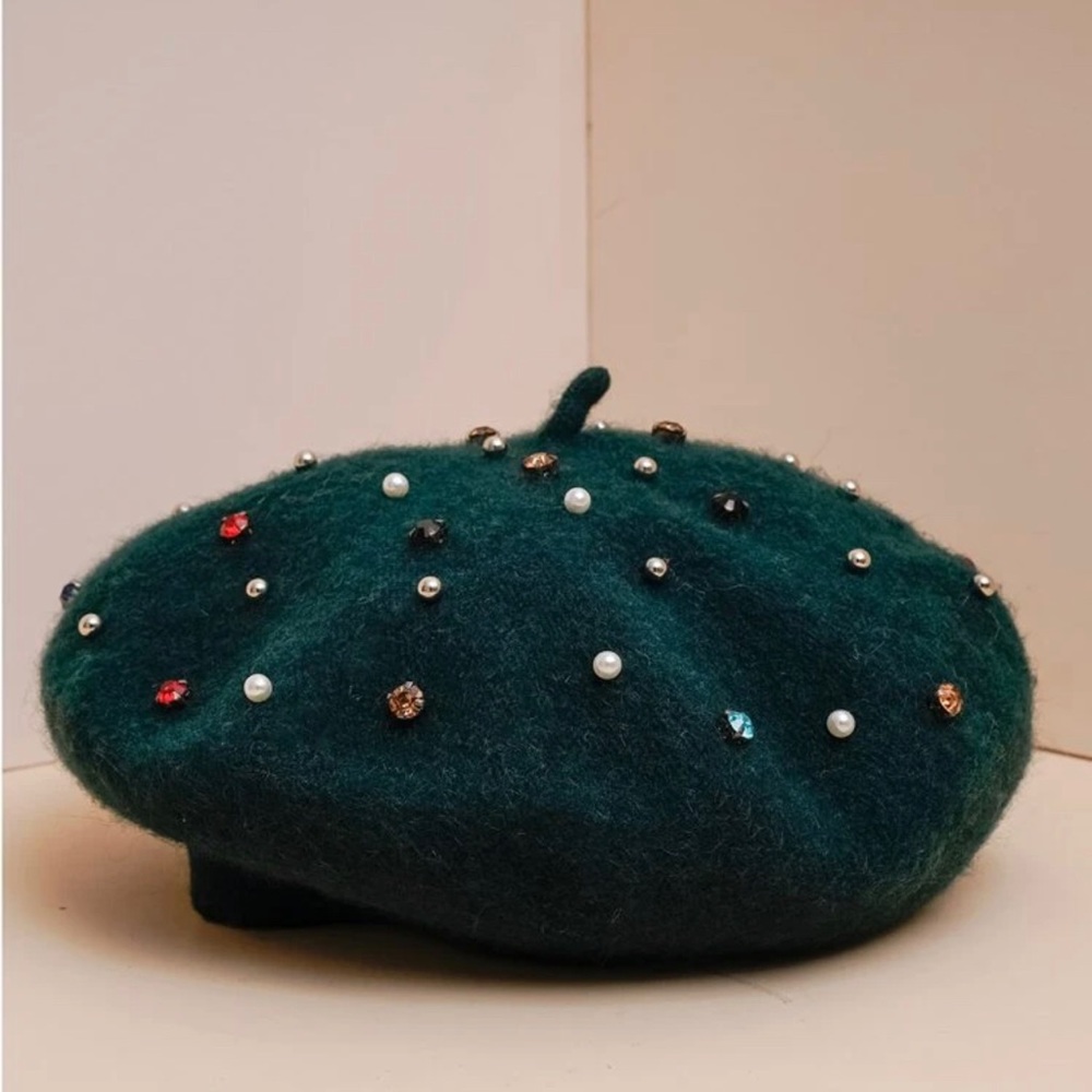 Bejeweled Beret